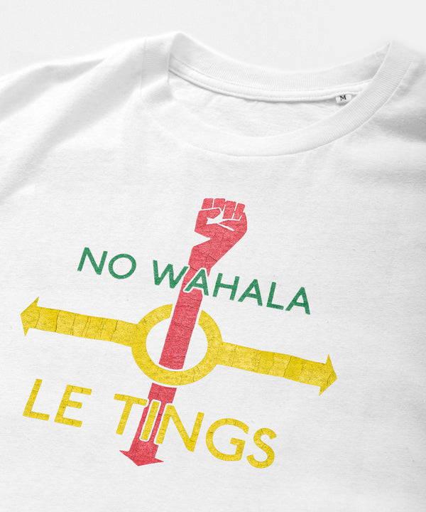 Organic Cotton and Hemp T-shirt "No Wahala"