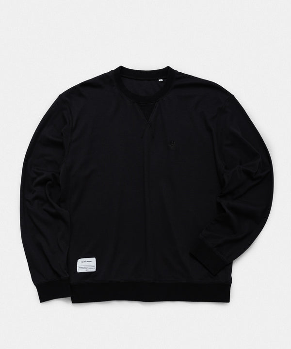 Crew Sweatshirt with Logo Embroidery