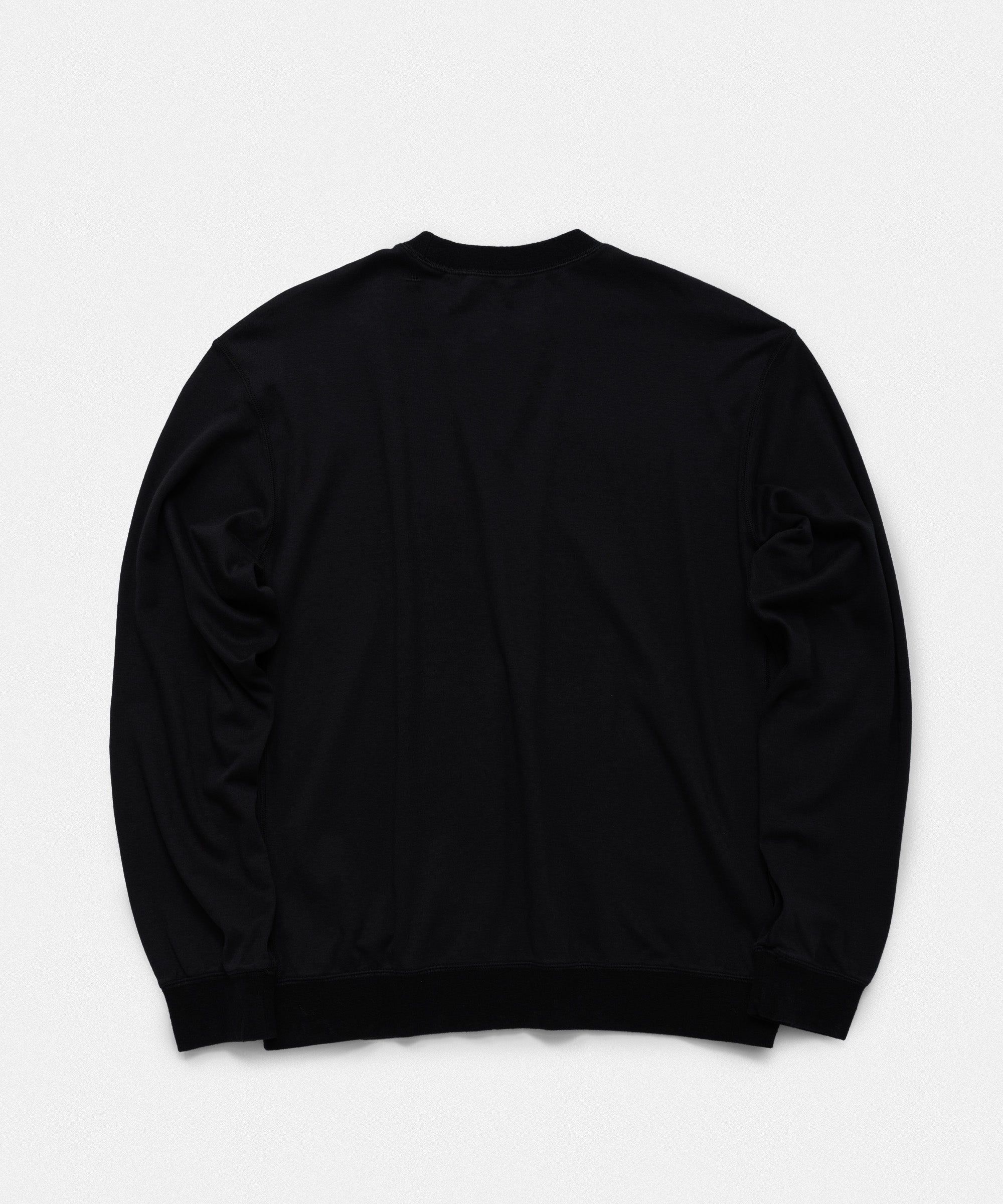 Crew Sweatshirt with Logo Embroidery