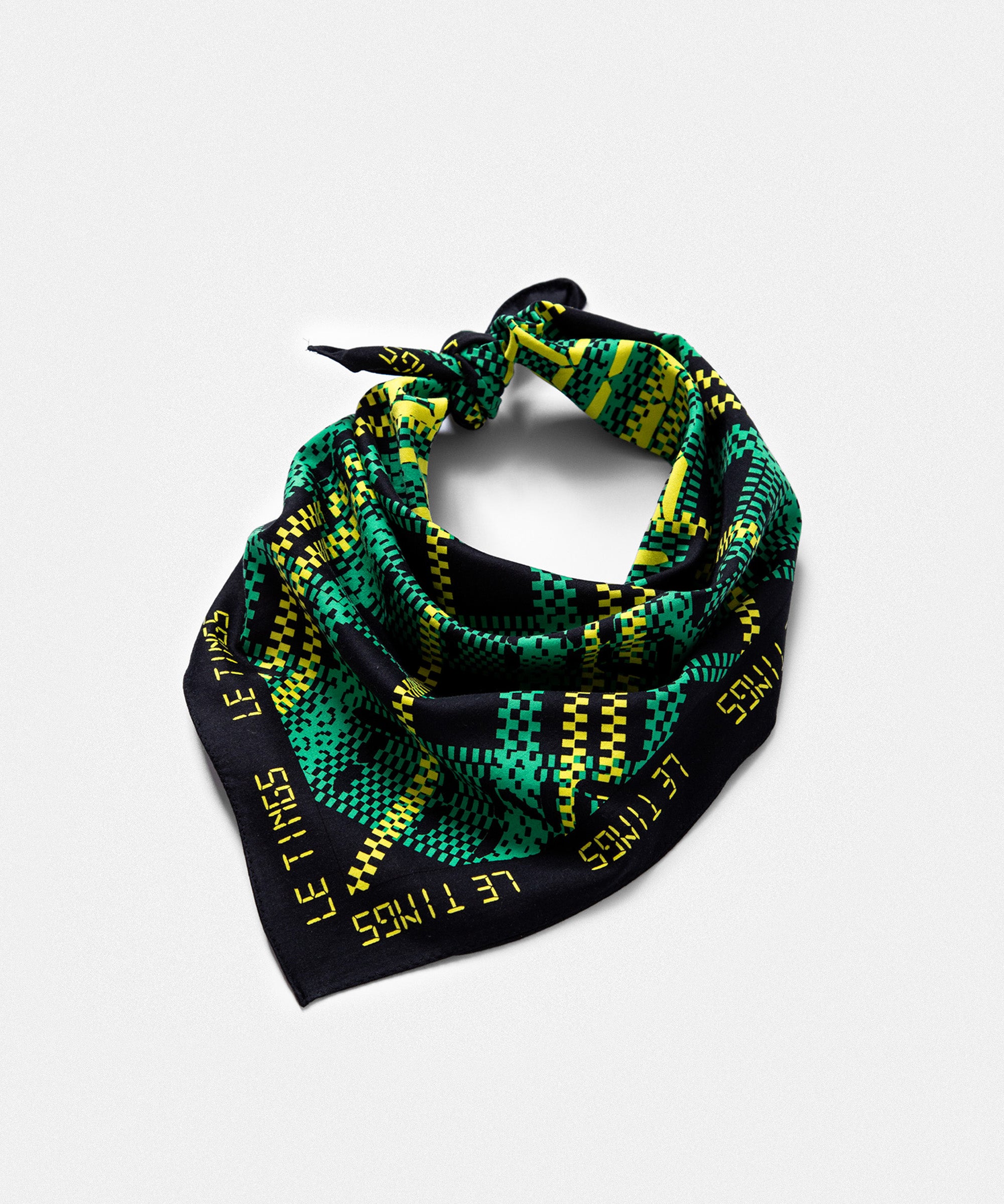 Cotton Scarf small "LAUNDRY"
