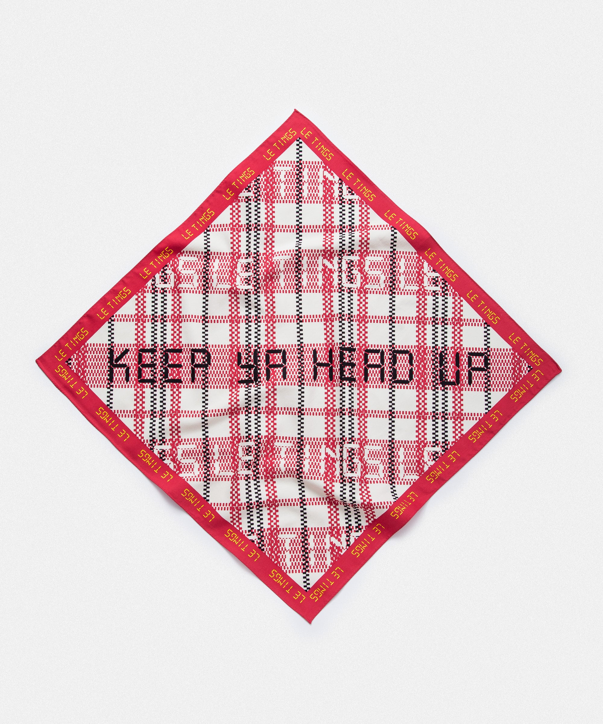 Cotton Scarf small "LAUNDRY"