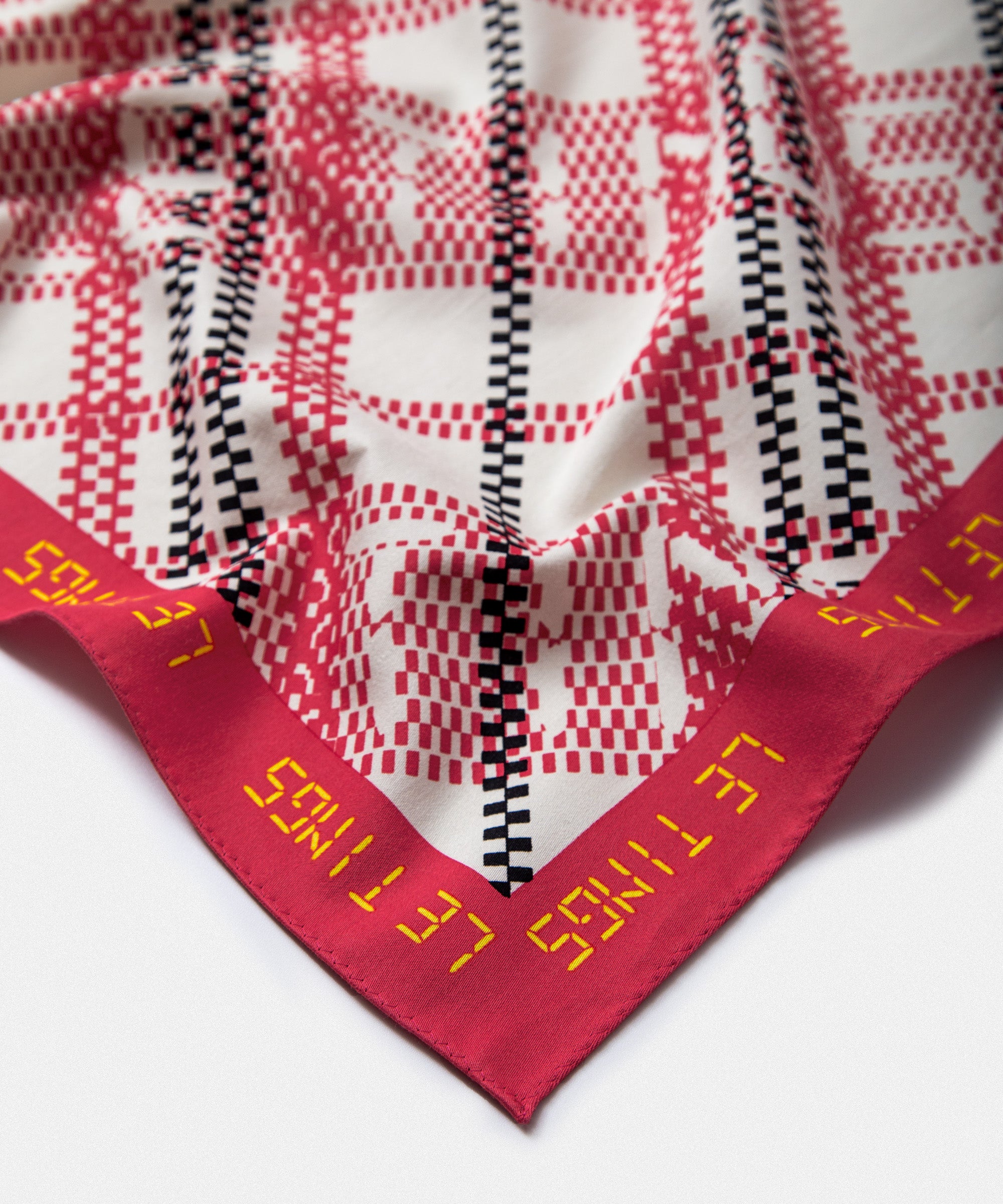 Cotton Scarf small "LAUNDRY"