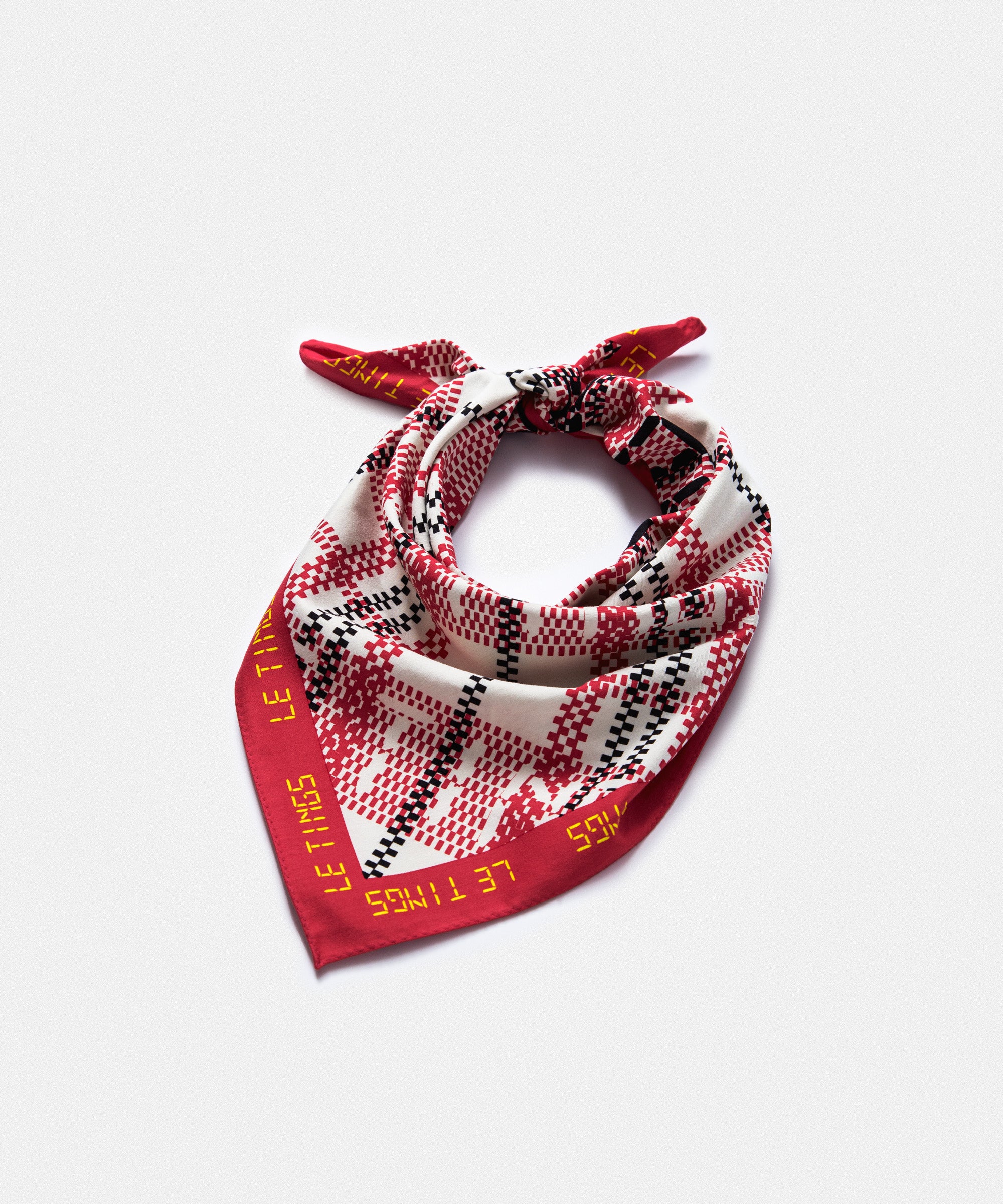 Cotton Scarf small "LAUNDRY"