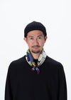 Cotton Scarf small "LET IT FLOW"