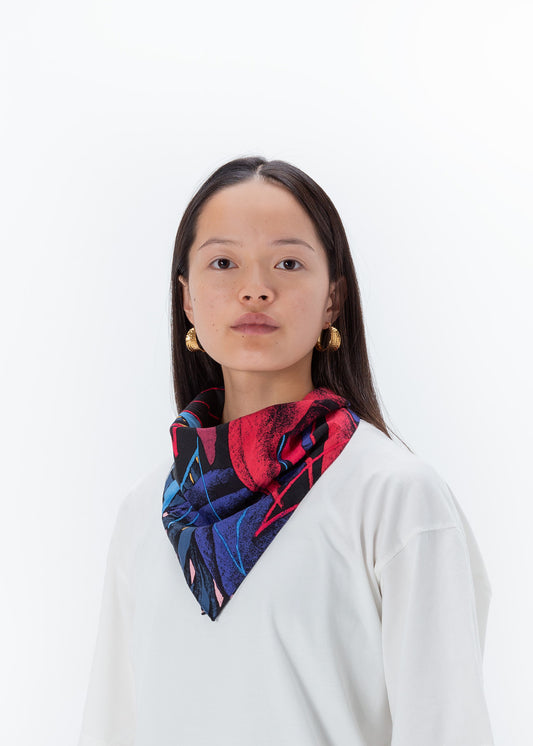 Cotton Scarf small "VERTICAL SOFT"