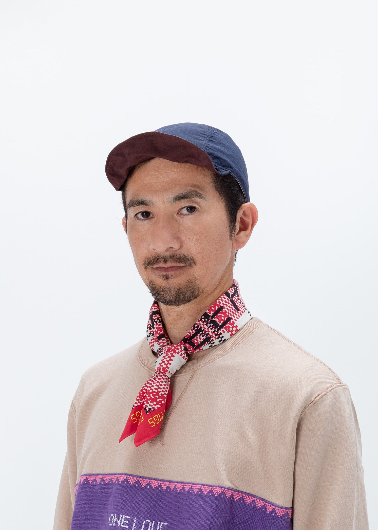 Cotton Scarf small "LAUNDRY"