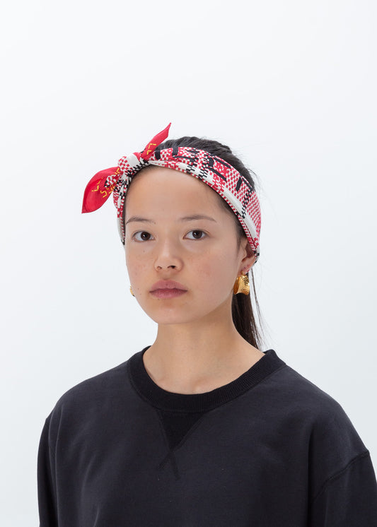 Cotton Scarf small "LAUNDRY"