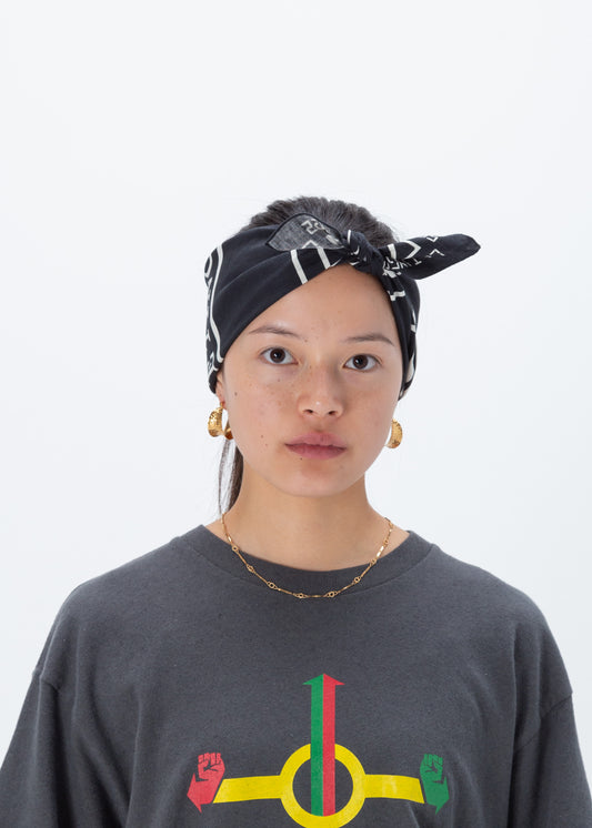 Cotton Scarf small "RUM"