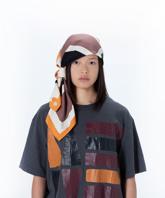 Cotton Scarf large "ME WE"