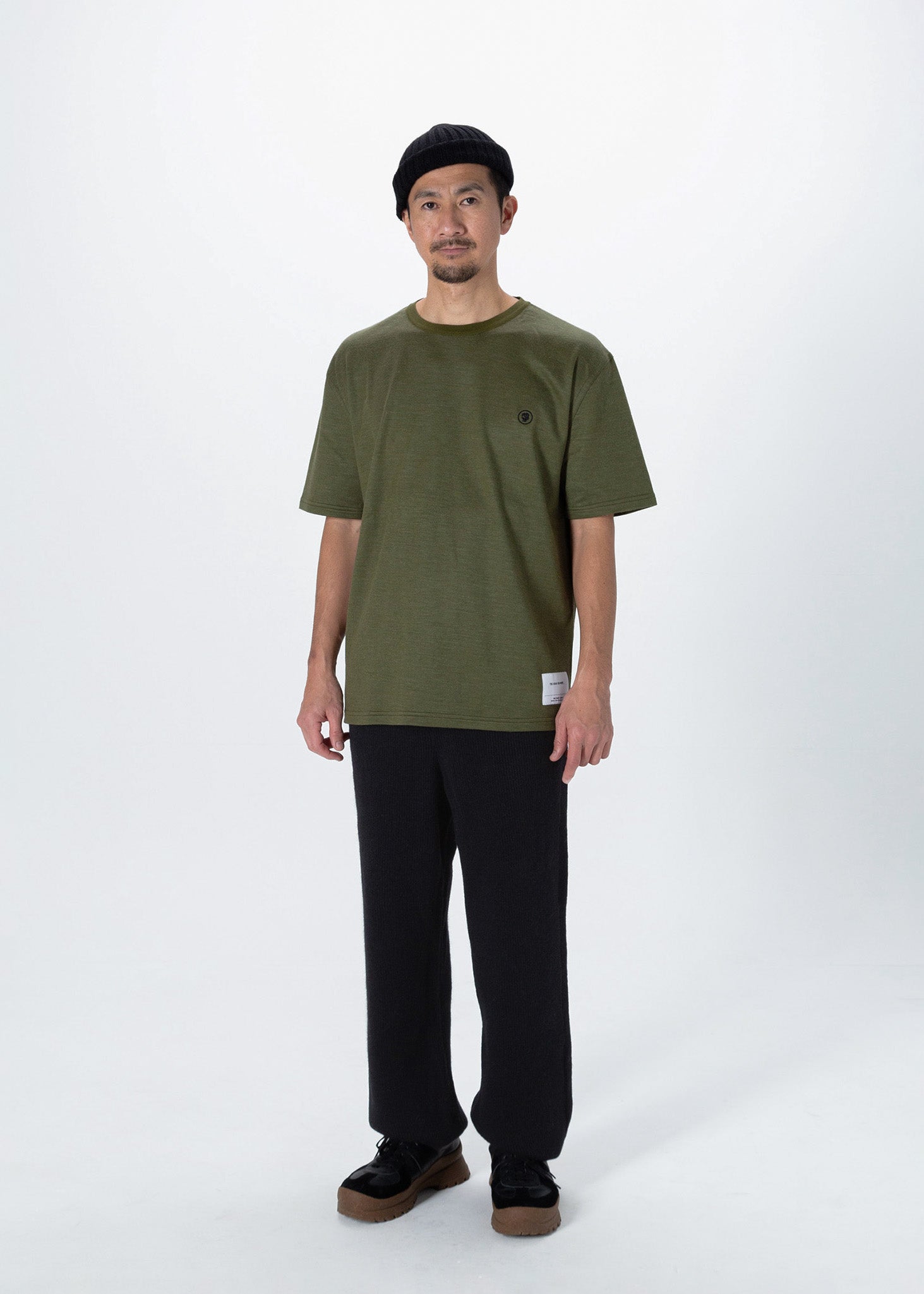 Cut/Sew T-Shirt with Embroidery