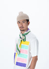 Cotton Scarf large "ME WE"