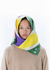 Cotton Scarf large "ME WE"