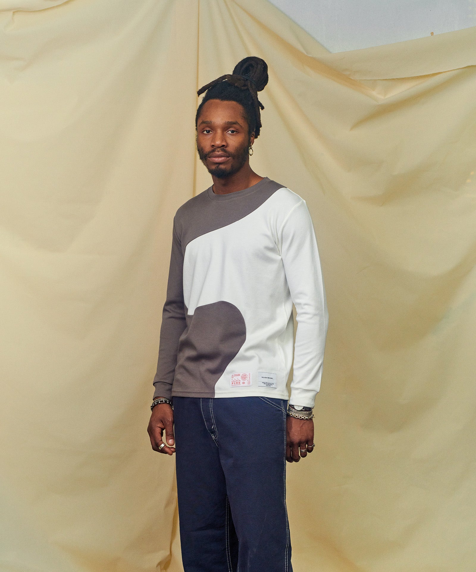 Curved Long Sleeve Tee