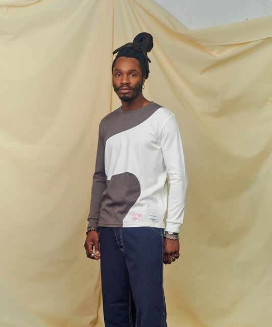 Curved Long Sleeve Tee