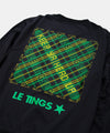 Interlock Sweatshirt / Le Tings / GREEN MARKET PATTERN