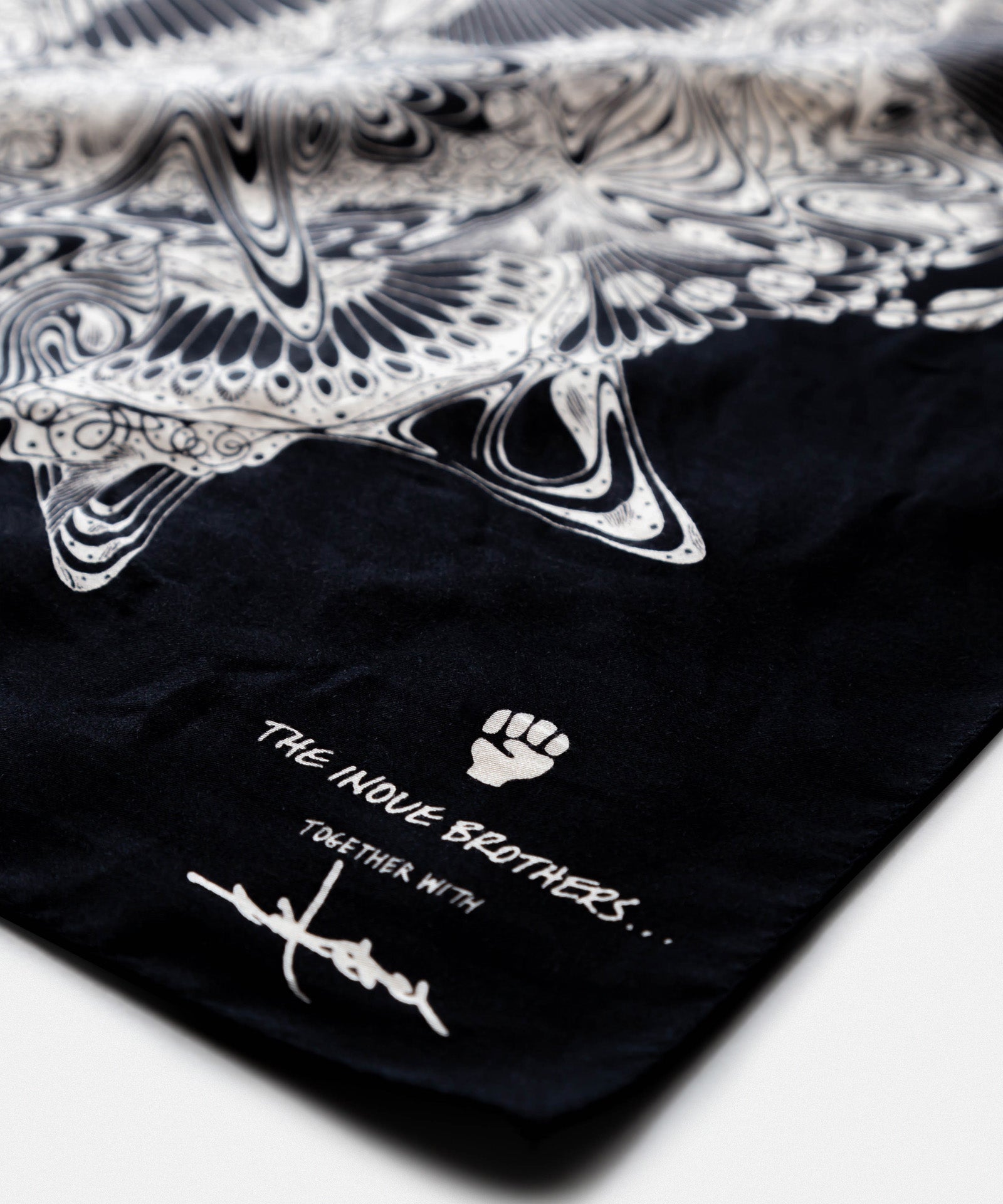 Cotton Scarf large "TAKERU IWAZAKI"