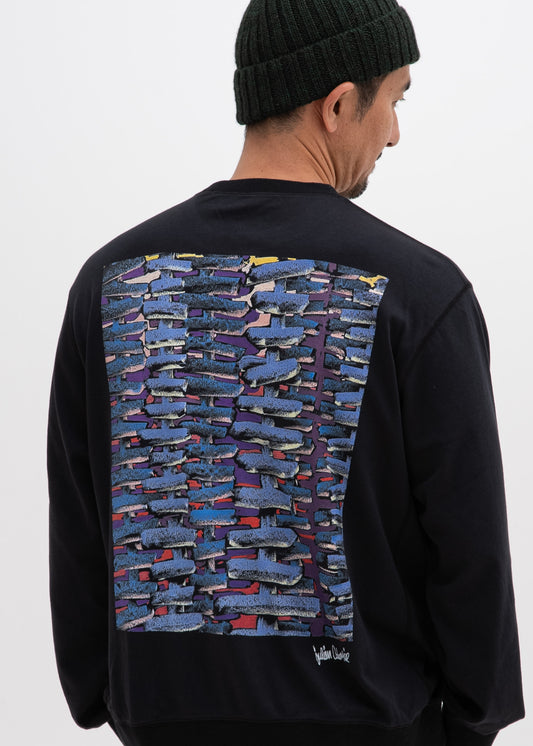 Crew Sweat Shirt "INTERACTION MULTIPLE"
