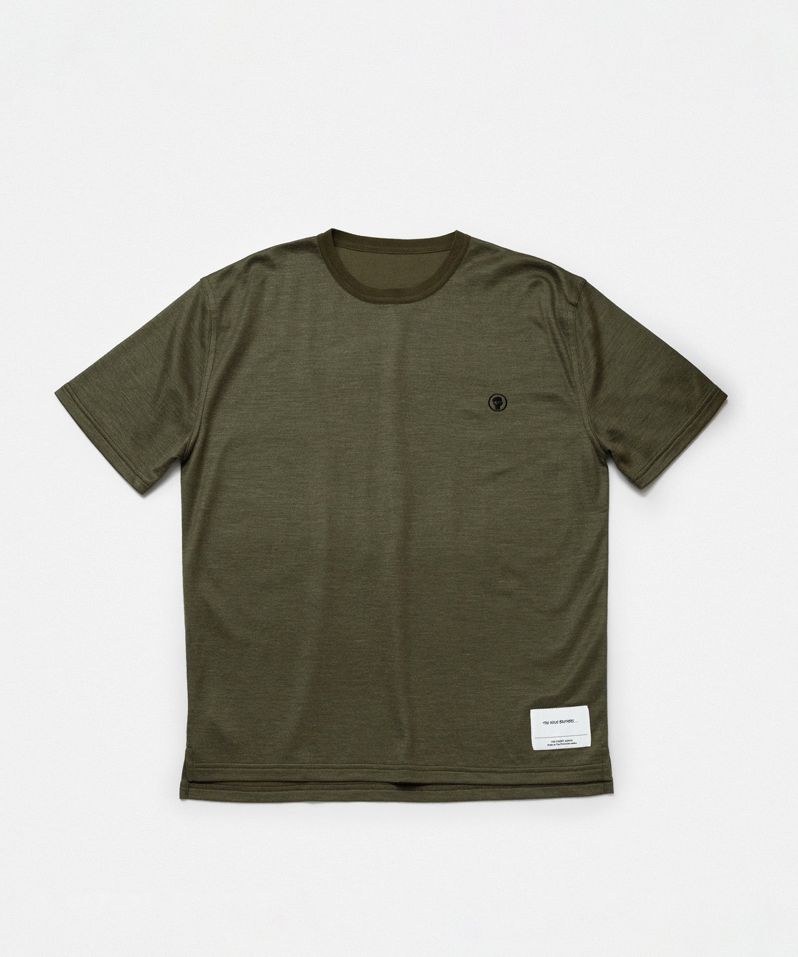 Cut/Sew T-Shirt with Embroidery