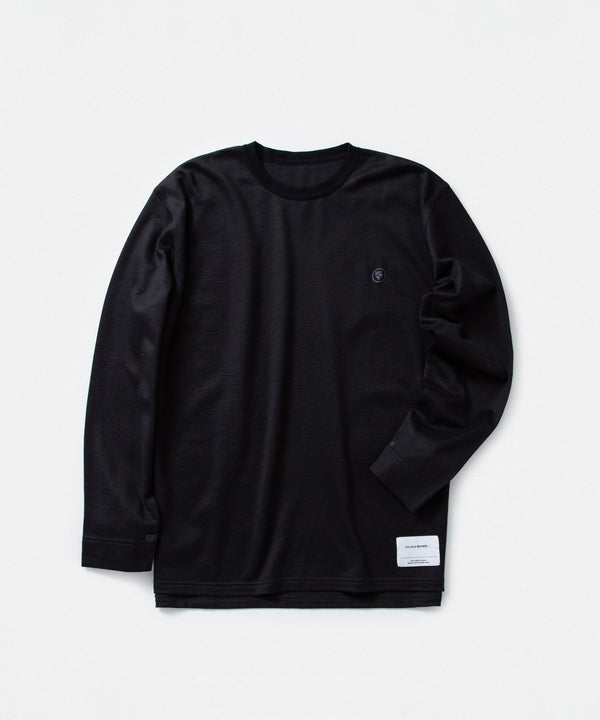 Cut/Sew Long Sleeve Shirt with Embroidery