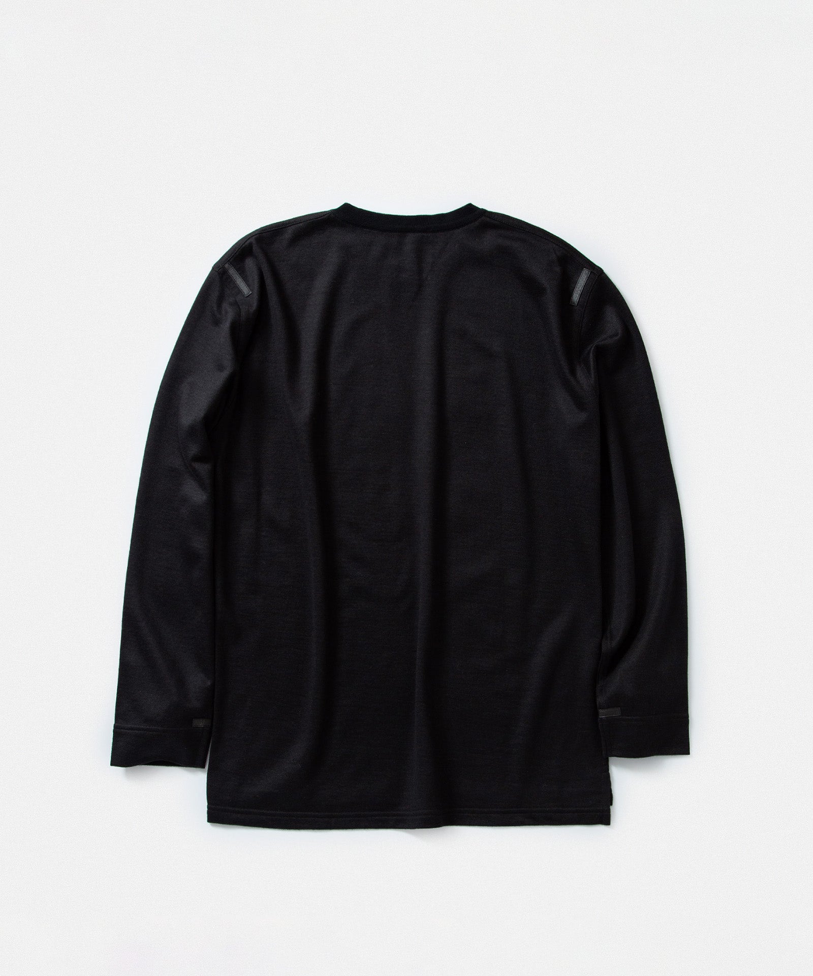 Cut/Sew Long Sleeve Shirt with Embroidery