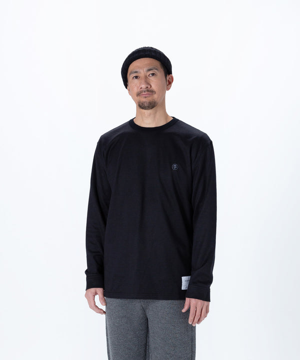 Cut/Sew Long Sleeve Shirt with Embroidery